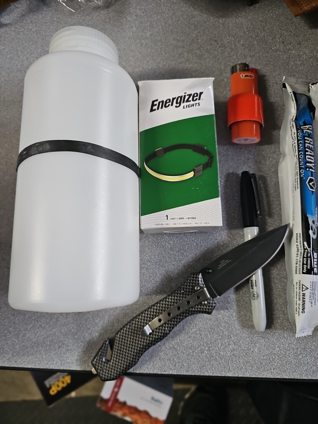 Essential survival Water Bottle – Mini Survival Kit