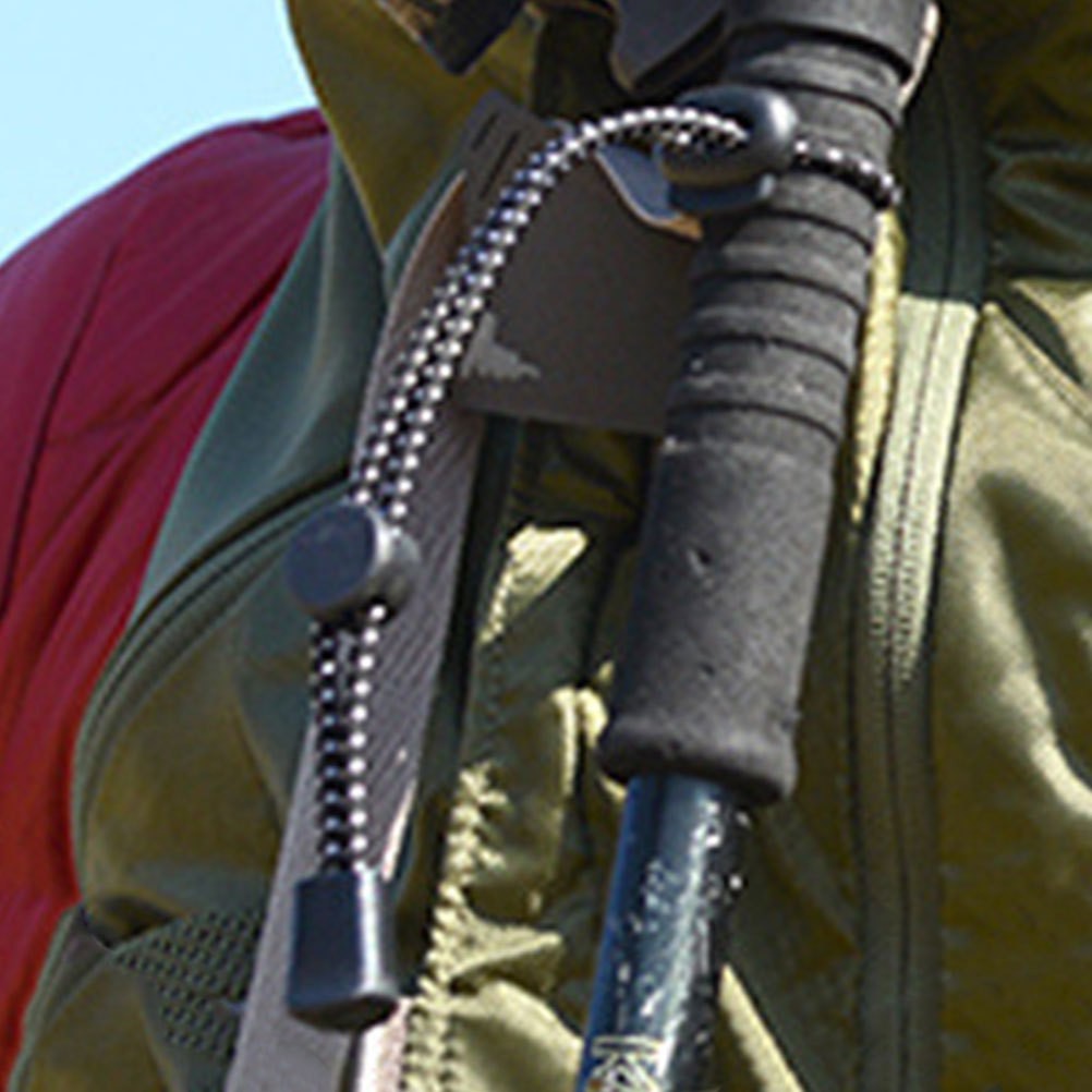 4Pcs Hiking Pole Holder Straps Elastic Rope for Backpack Cargo Tightening
