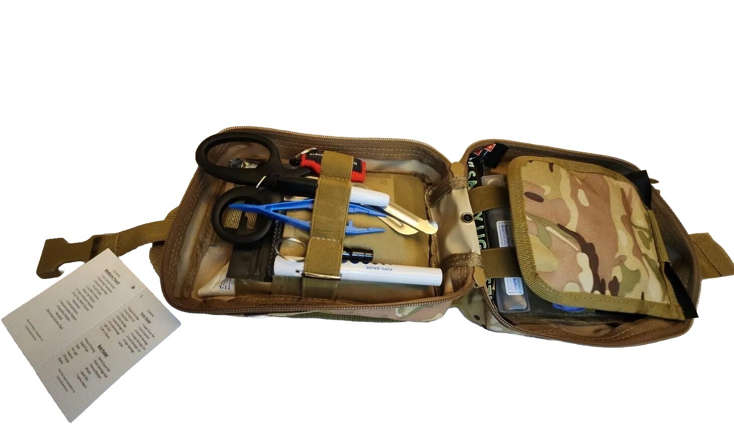 Wilderness IFAK Trauma Kit-Survival-Bug Out Bag Preparedness-Medical NAR CAT