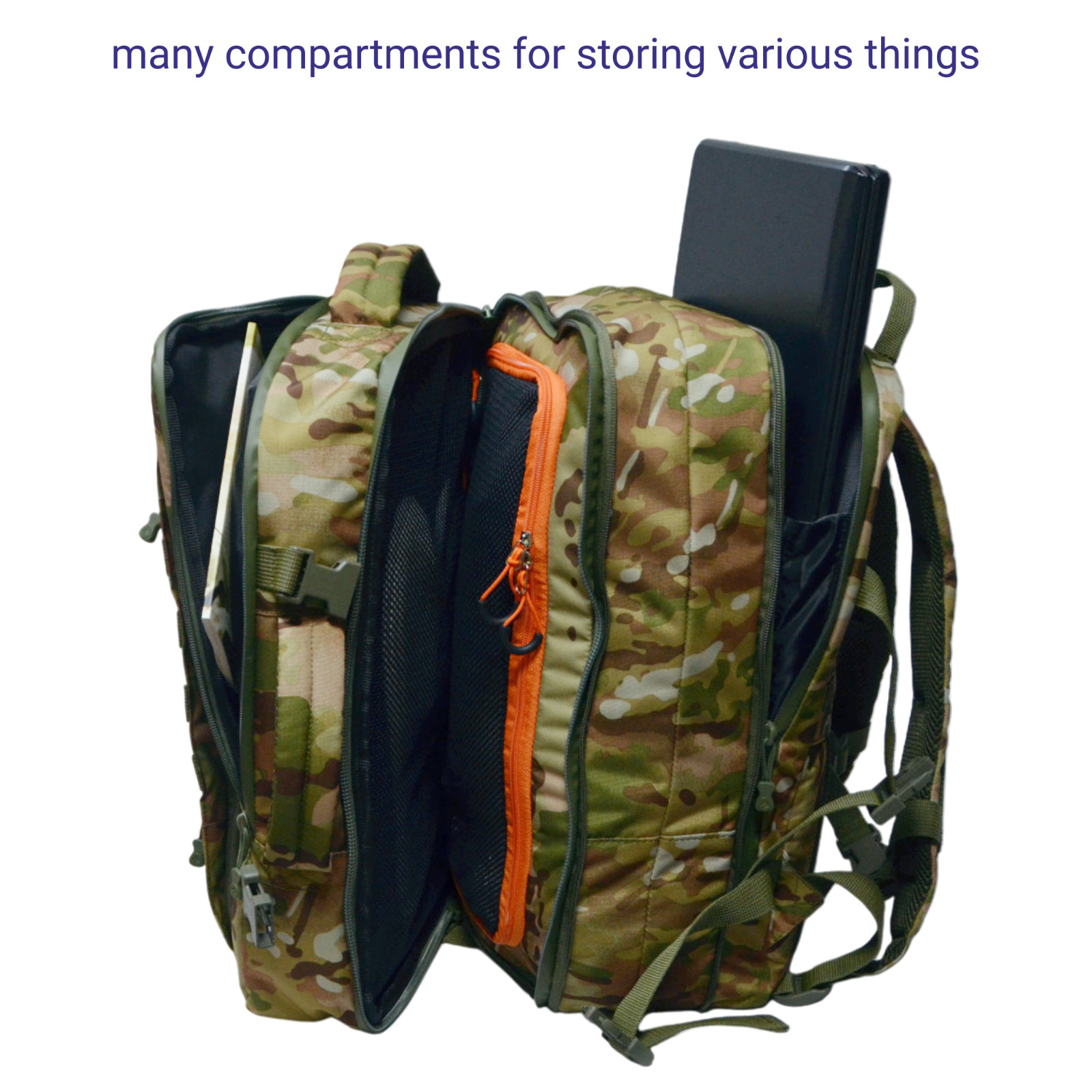 Empty Emergency Survival Tactical Travel Backpack 40L Family Comfort Rucksack
