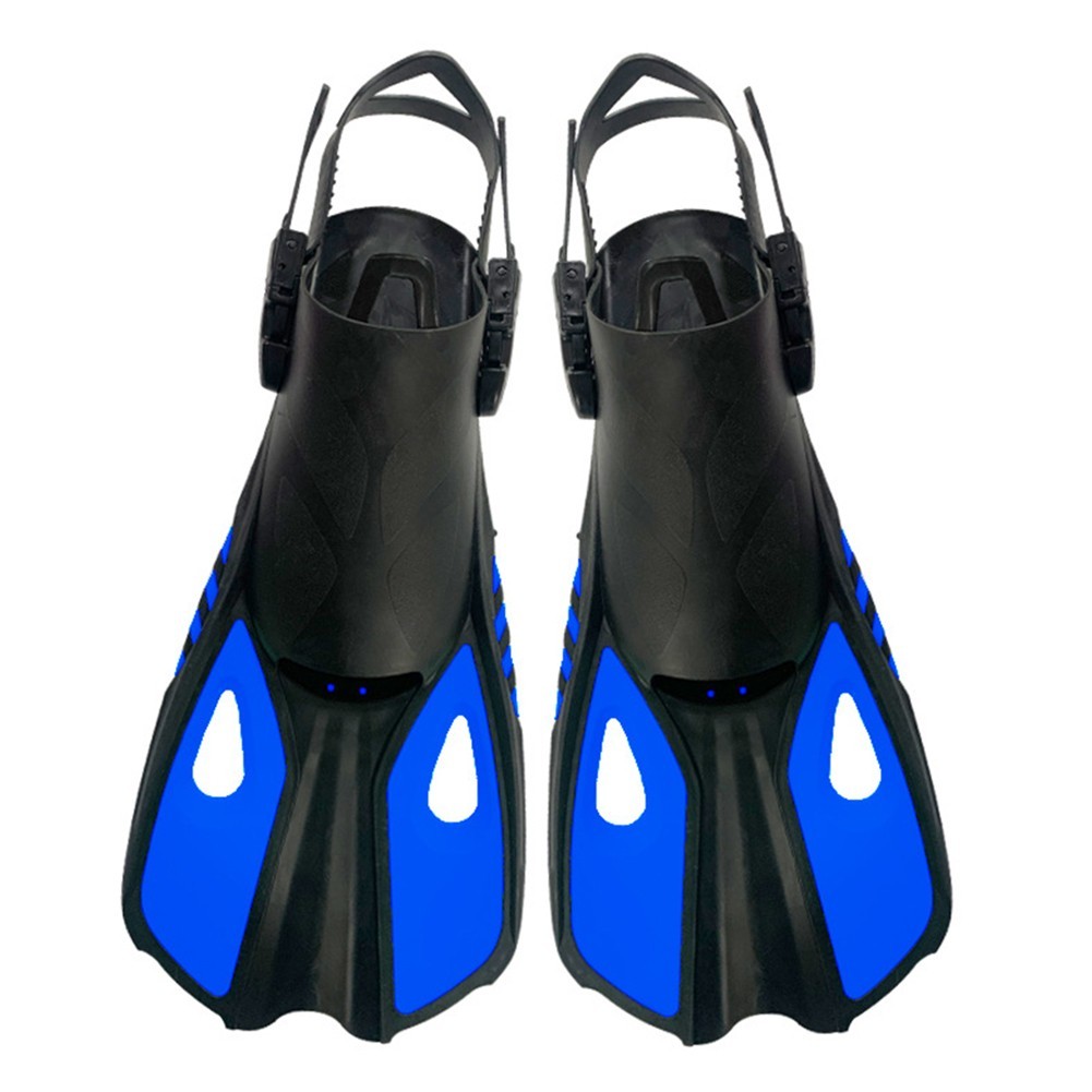 Long Distance Swimming Fins Featuring Adjustable Design for Secure Fit
