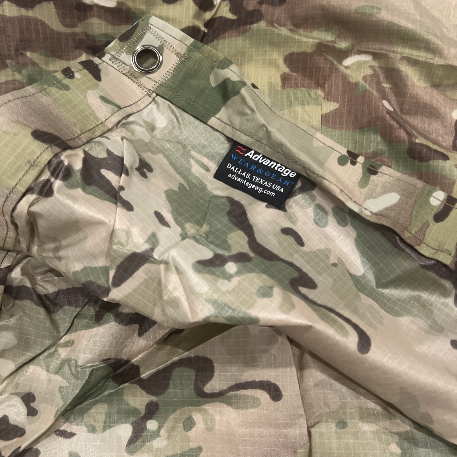 Advantage Ware Multi Cam Waterproof Poncho