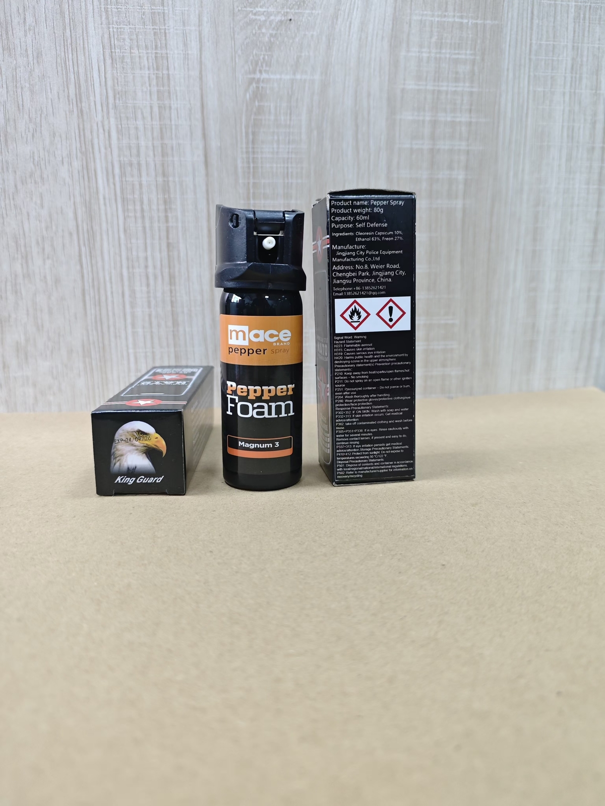 5 Pack Magnum 3 Pepper Foam – Self Defense Pepper Spray 2 fl oz