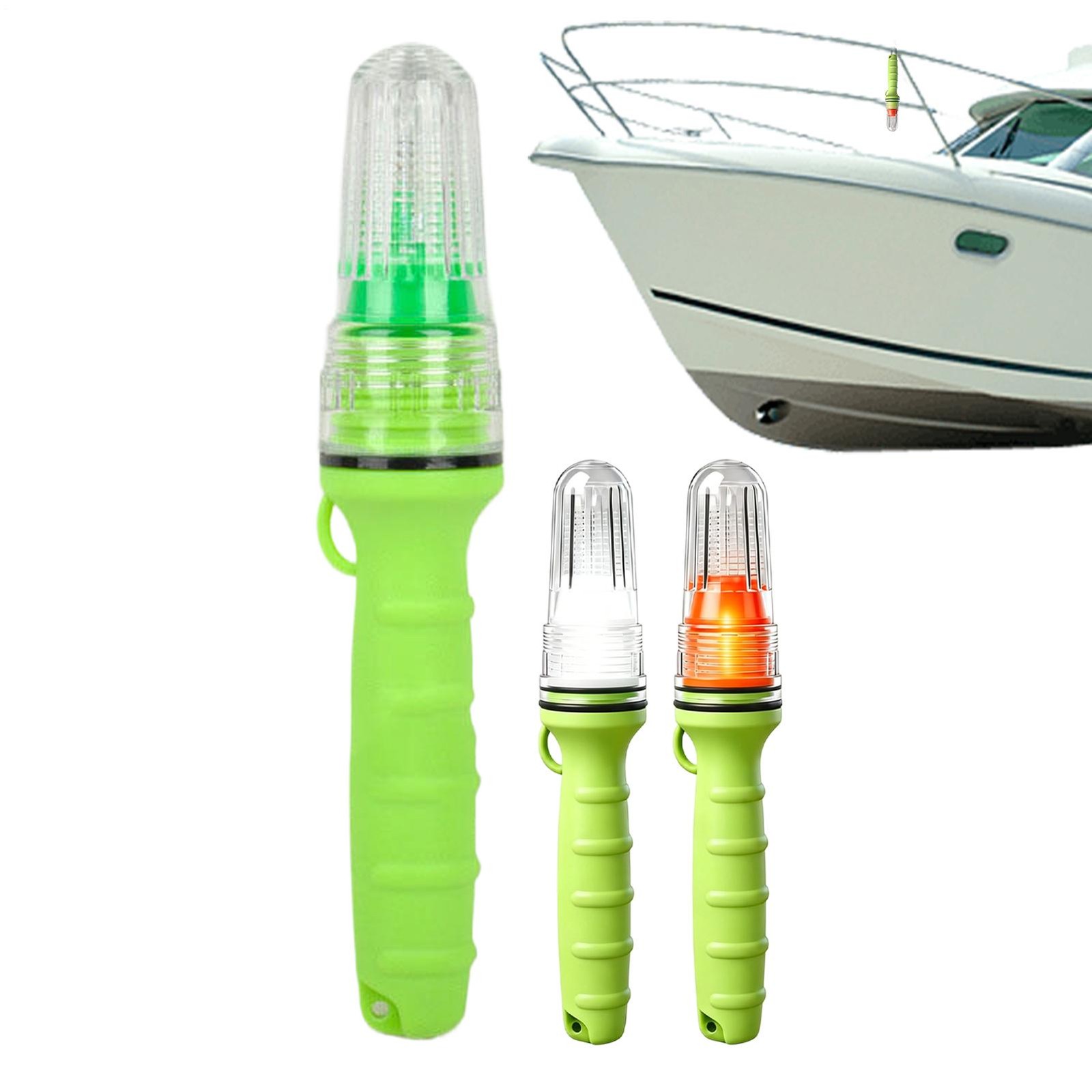 Flares for Boating 3 Pieces Seepage-Proof Compact Boat Signal Light