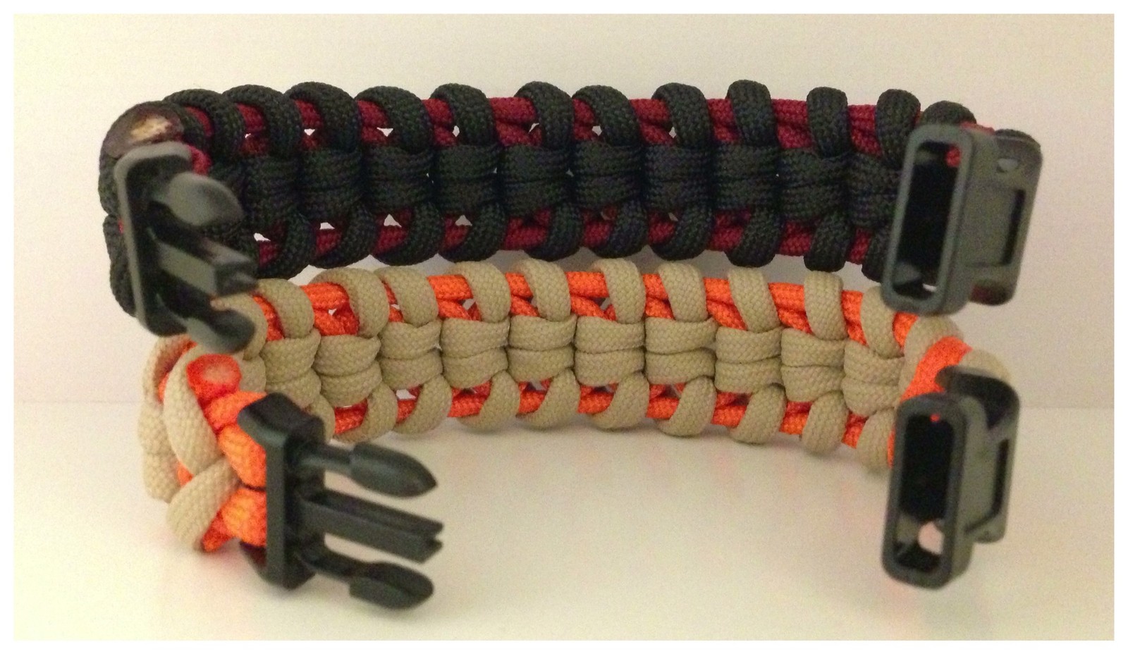 550 Paracord Bracelet – Oat Spike Sinnet Weave