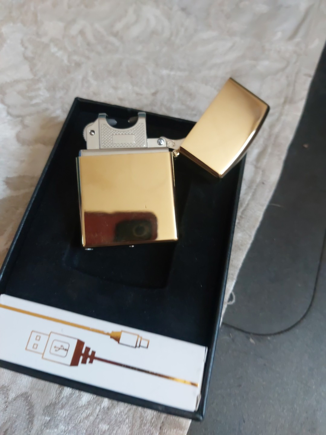 Rechargeable Flameless Arc Lighter Wind-Proof Electric USB Lighter No Butane