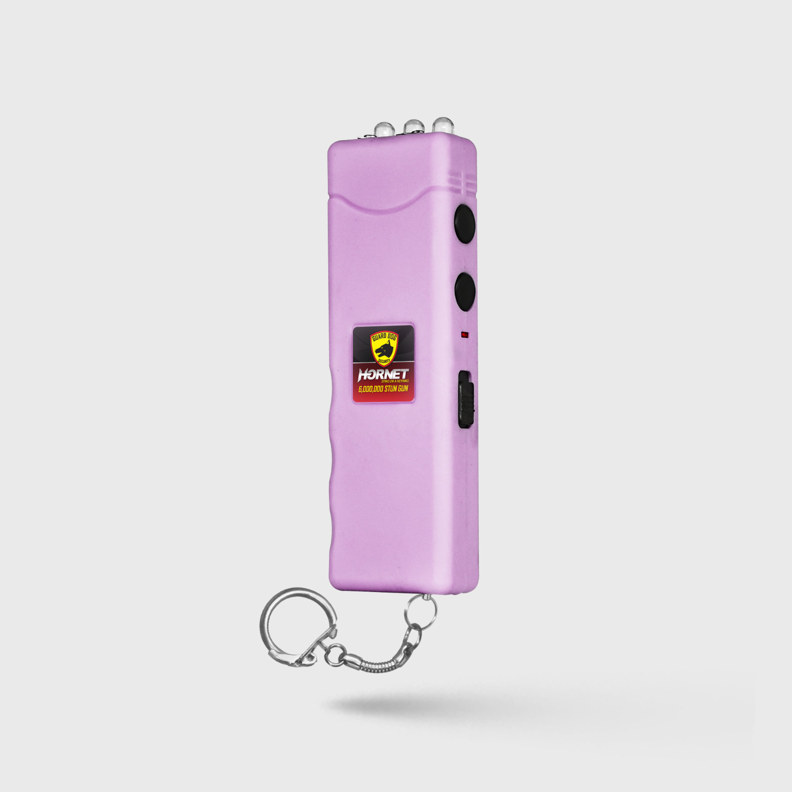 Stealth Compact Safety Device with LED Light & Keychain | Sleek Design with 110