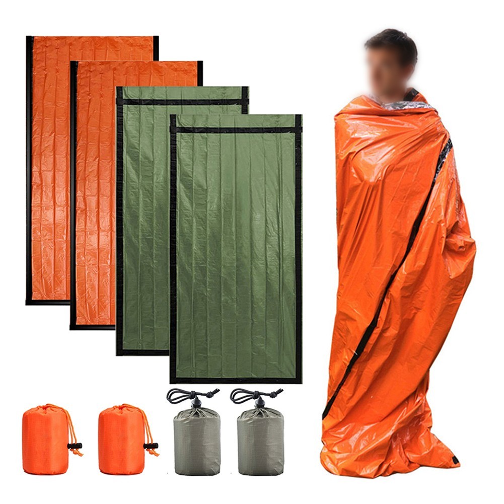 4PCS for multi Purpose Survival Sleeping Bags Ideal for Outdoor Activities