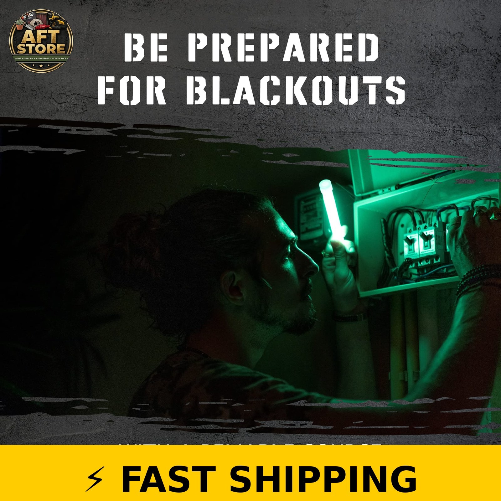 Glow Mind 12 Ultra Bright Emergency Glow Sticks – Green