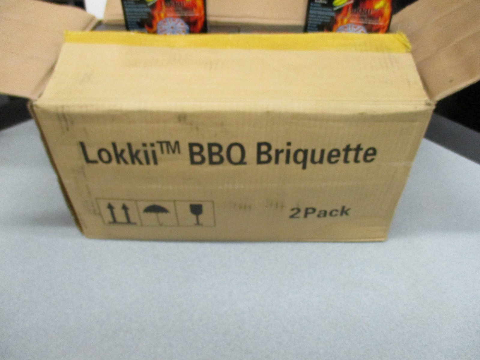 LOKKII BBQ BRIQUETTES READY TO LITE 24- 2PK CASE GREAT FOR CAMPFIRES OR GRILLS