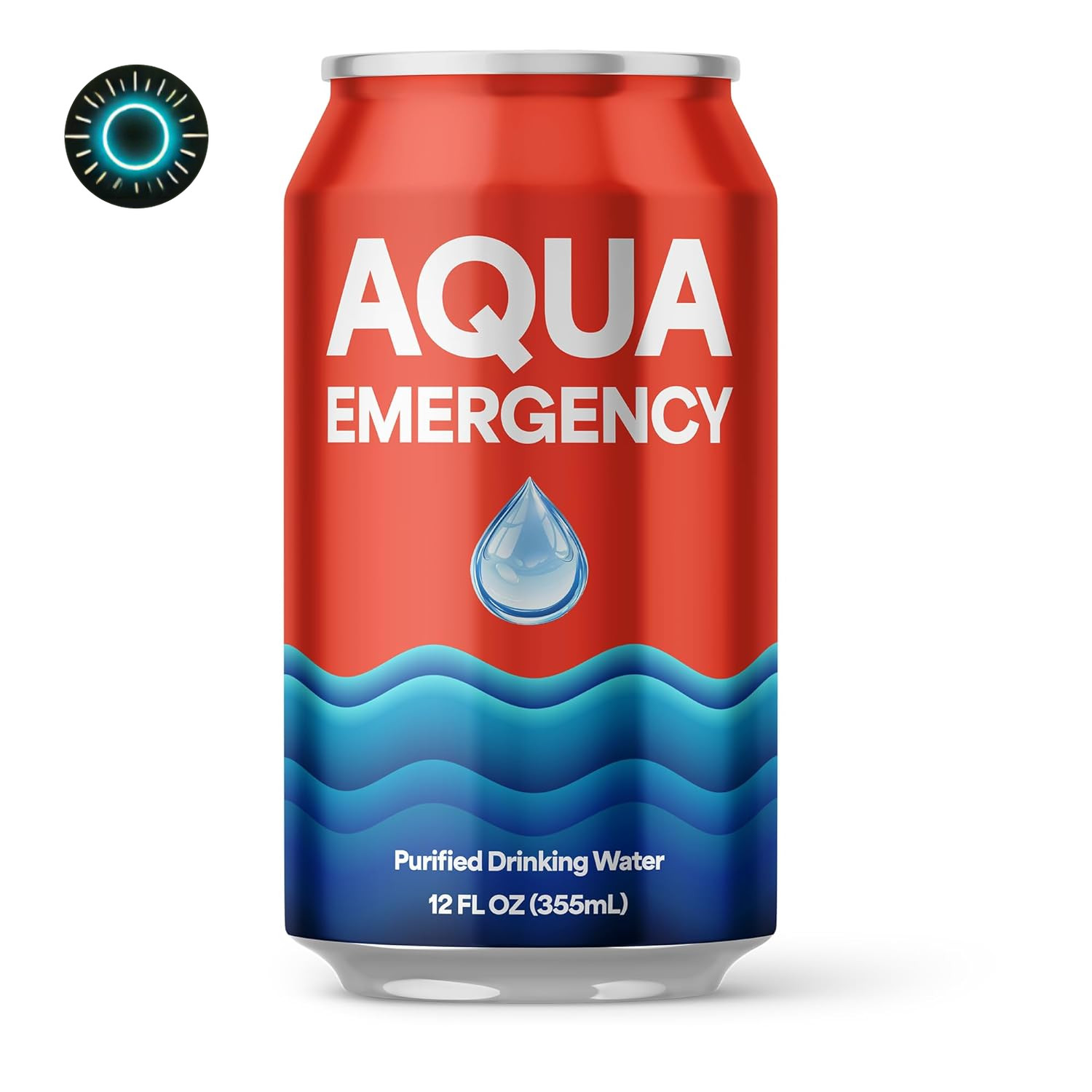 Canned Water – 24 Pack 12 Fl Oz 50-Year Shelf Life Eco-Friendly USA Made NEW
