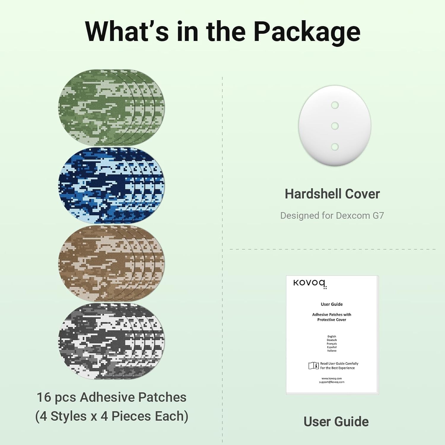 Glow in the Dark 16 Patches Adhesive Kids Dexcom G7 Skin Charge and Glow Design