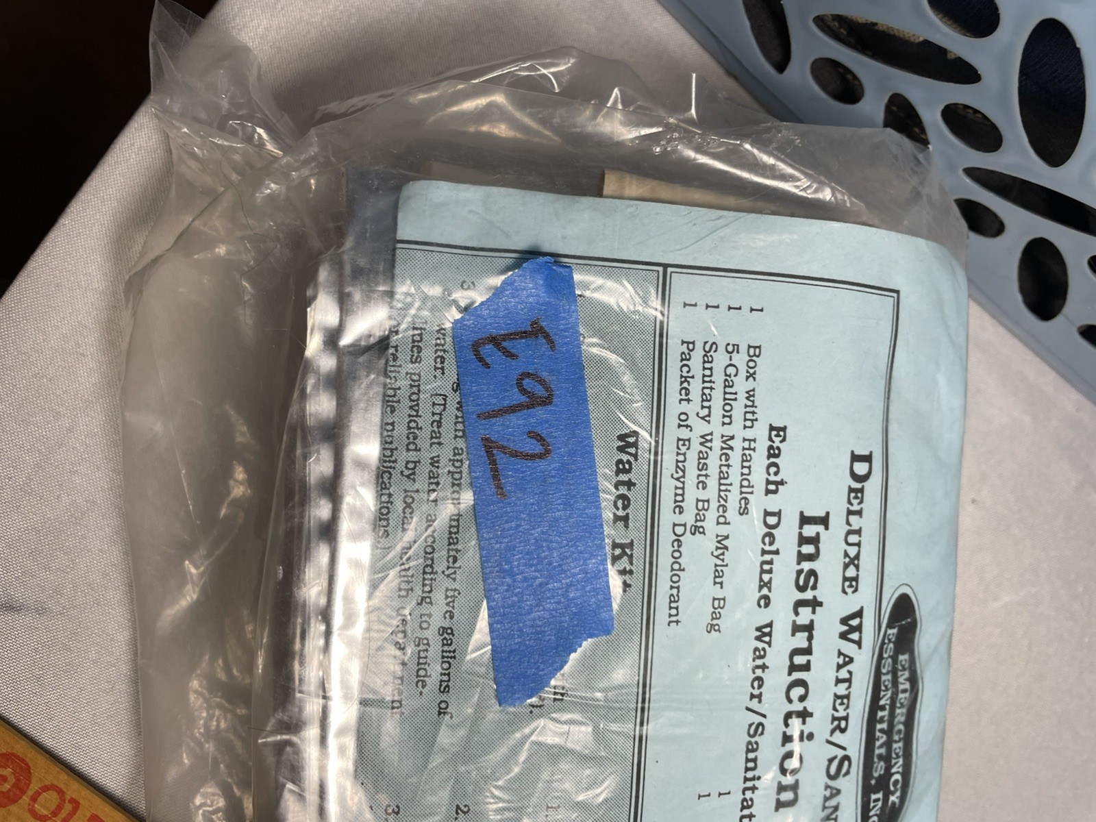 Emergency Essentials 5 Gallon Deluxe Water Sanitation Kit
