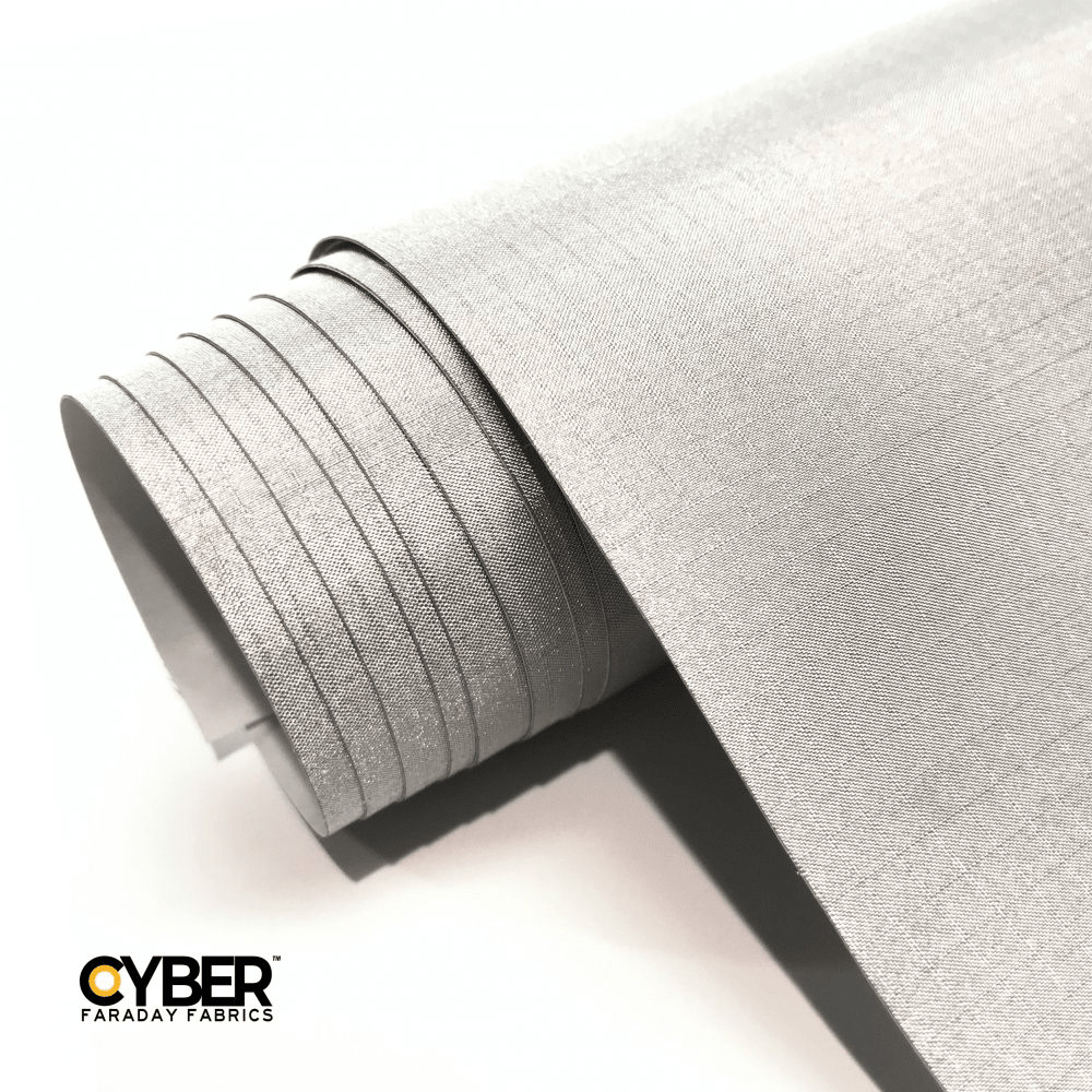 Faraday Cyber NC-RS-A Adhesive EMF RF Shielding Nickel Copper 50″x1′