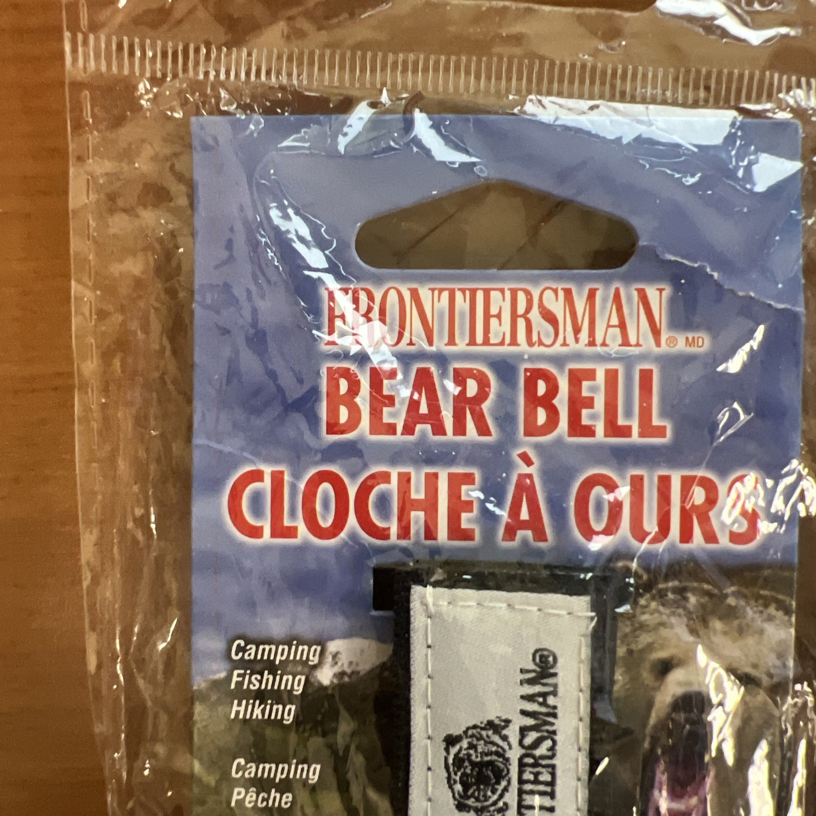 Lol of 3 Frontiersman Bear Repellent Bell With Magnetic Silencer Blue.