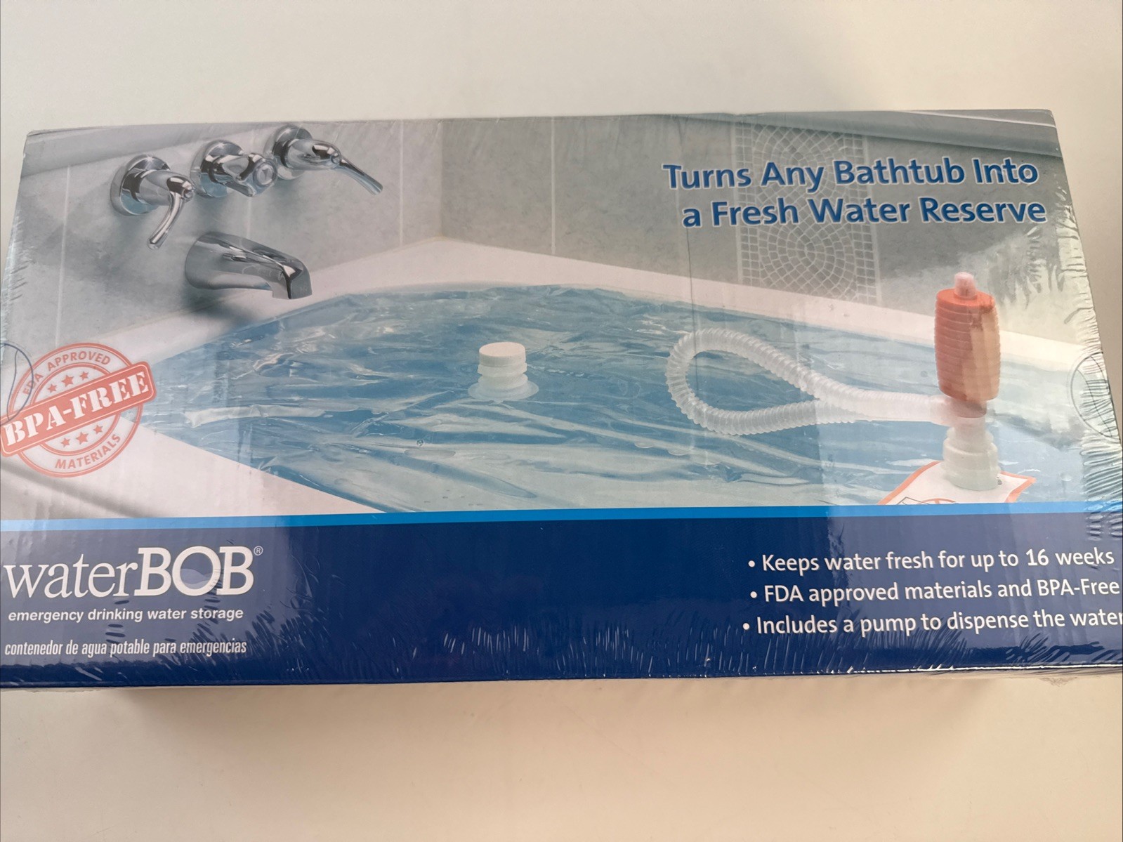 WaterBOB Emergency Drinking Water 100 Gallons Storage Survival SEALED