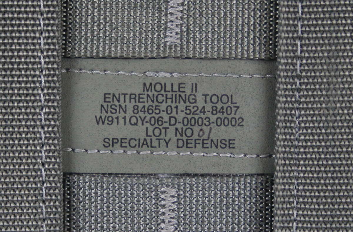 NEW AUTHENTIC USGI ETool Carrier Shovel Cover MOLLE ACU Entrenching Shovel Pouch