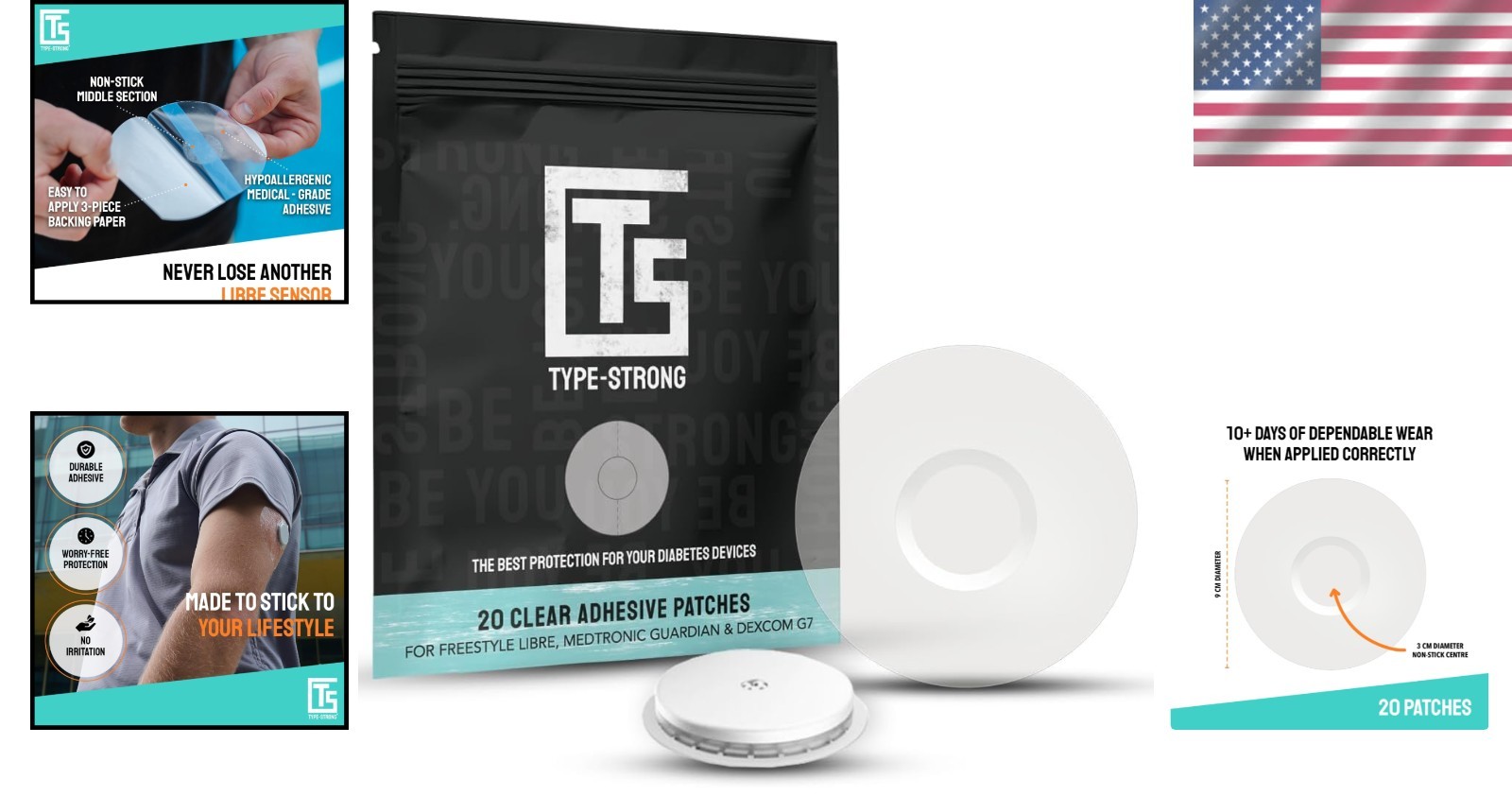 Ultra-Strong Freestyle Libre 2 Patches – 10-14 Days