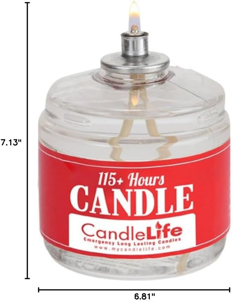 Emergency Survival Candle 115 Hours Long Lasting Burning Time