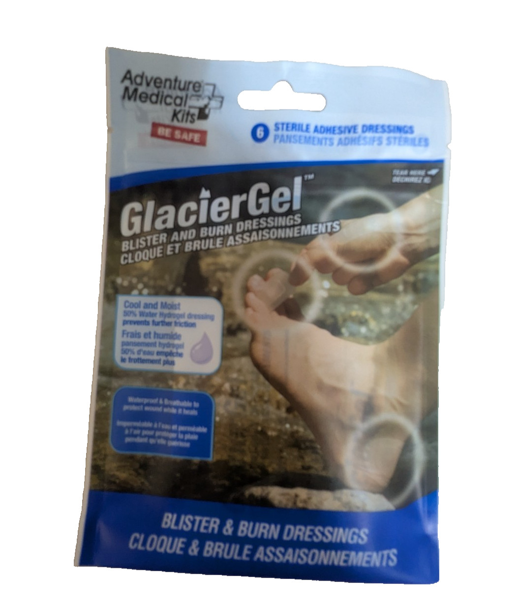Lot of 3 Adventure Medical Kits GlacierGel Blister 7 Burn Dressing EXP: 12/31/26