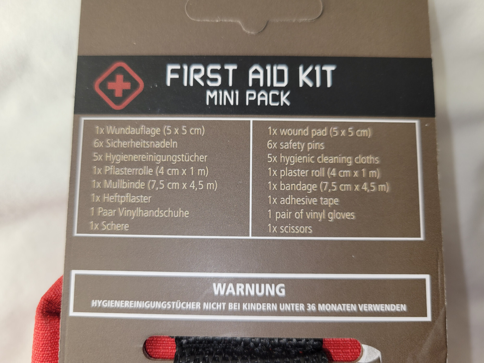 First Aid Kit Mini Pack Molle Mil-Tec Bandages made in Germany