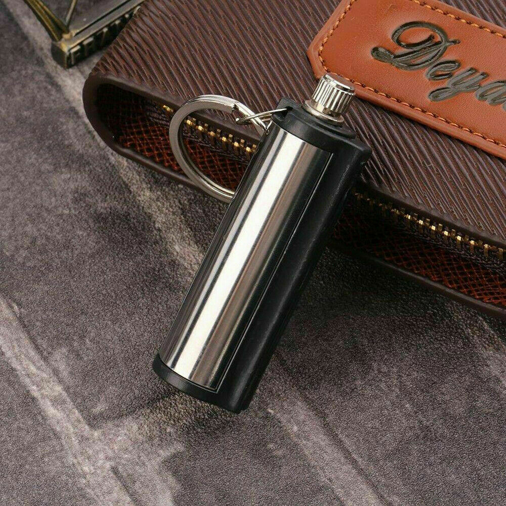 2x Outdoor Fire Starter Permanent Match Lighter Survival Tool Flint Keychain US
