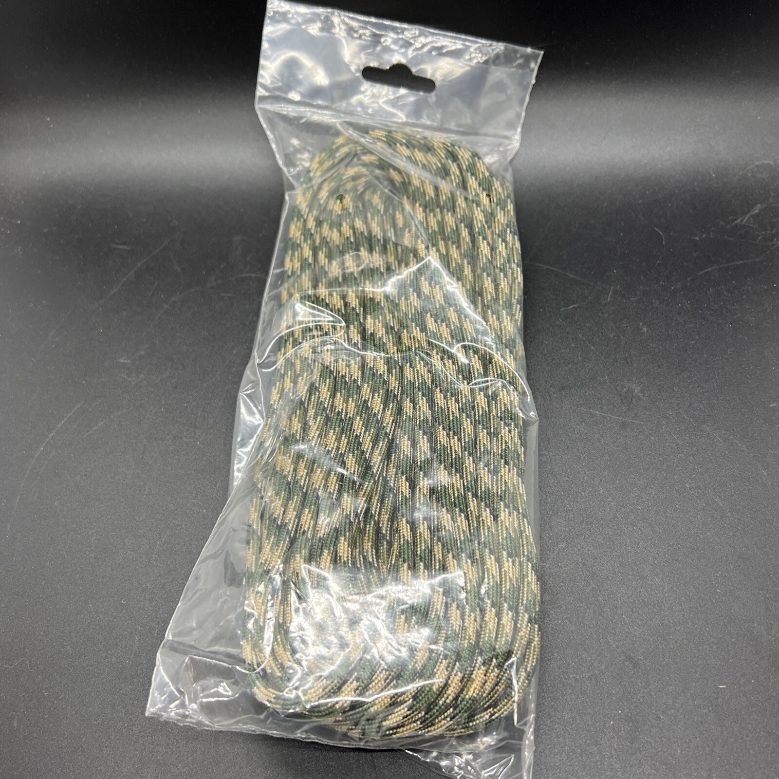 TOUGH-GRID 750lb Buckskin Black Type IV Paracord 50Ft. Certified MIL-C-5040-H