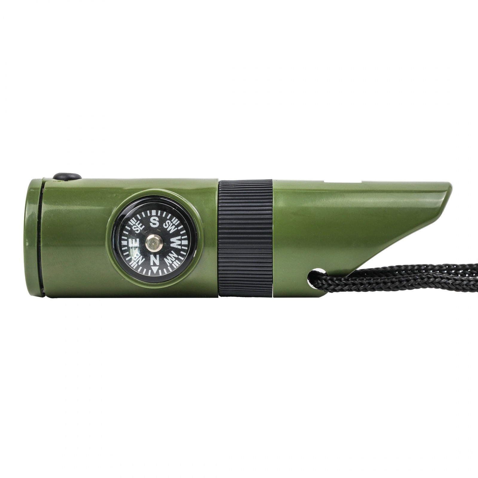 Kids Survival Outdoor Camping Multi Tool Whistle Compass LED 7 in 1 Flashlight