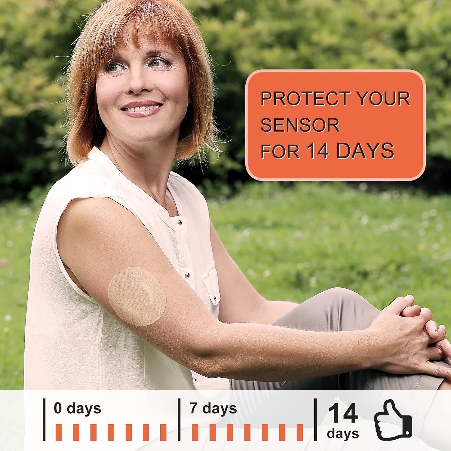 25-Pack Waterproof Sensor Covers for Libre CGM