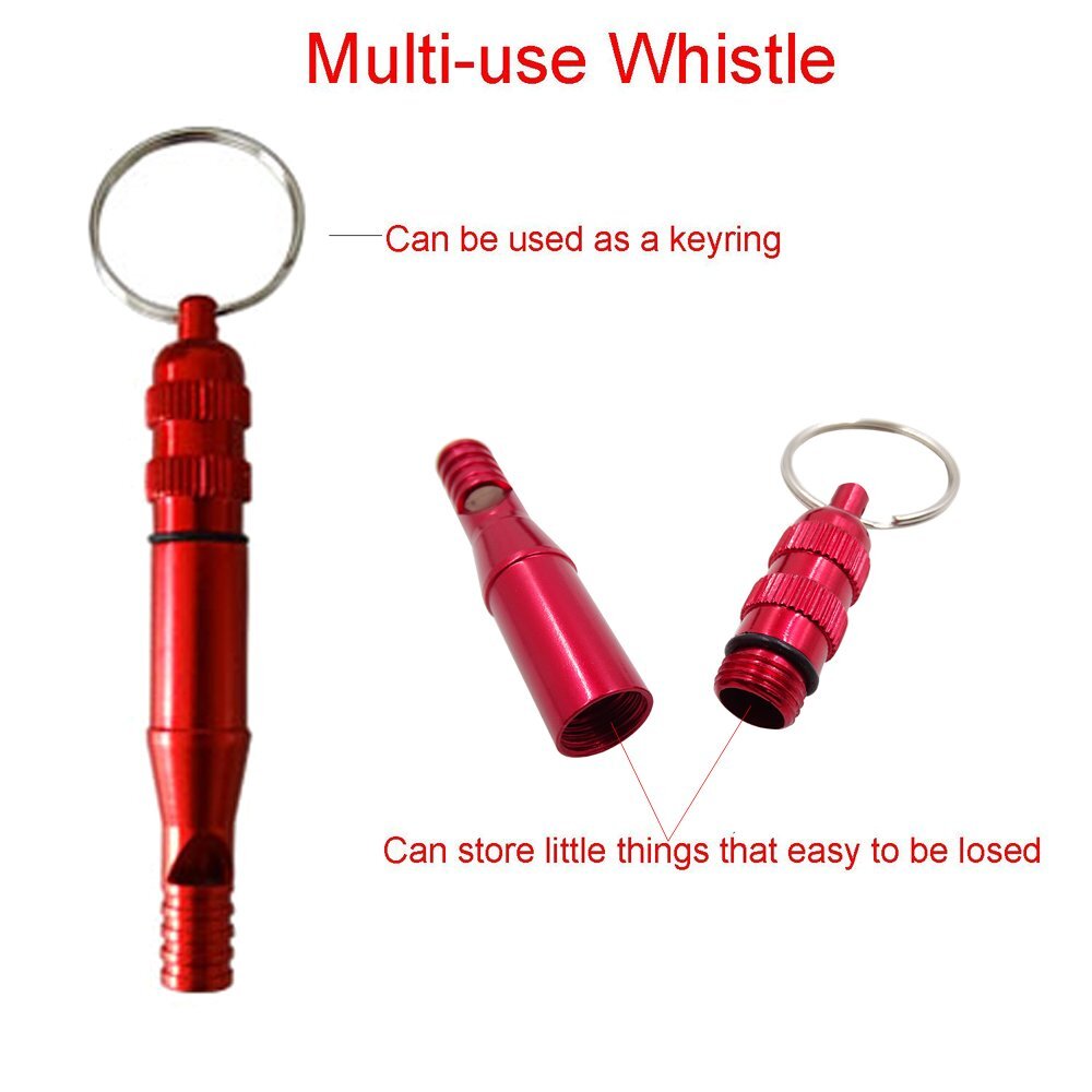 Outdoor Survival Kit 7 in 1,Mini Emergency Survival Gear Small Camping Equipment