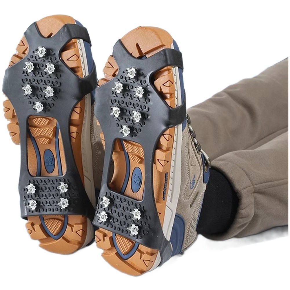 For Snow and Ice Antislip Shoe Covers with Rubber and Steel Claws for Winter