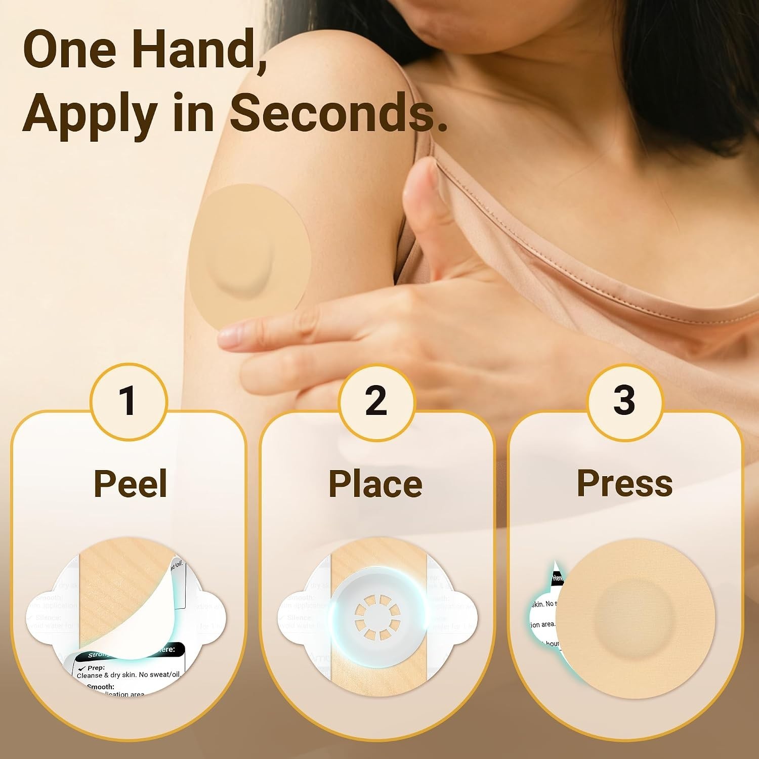 Hypoallergenic 20 Count Libre 3 Sensor Covers – Ultimate Comfort & Protection