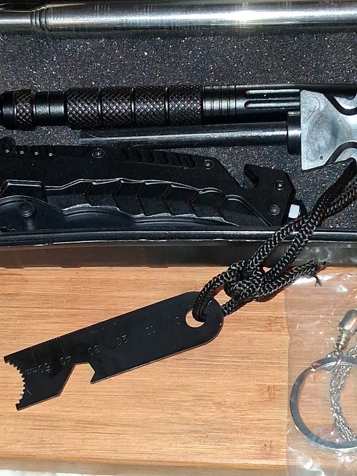 Survival Kit 11-in-1 Camping Hiking BackPacking Knife Flashlight Multi-Tool Fire