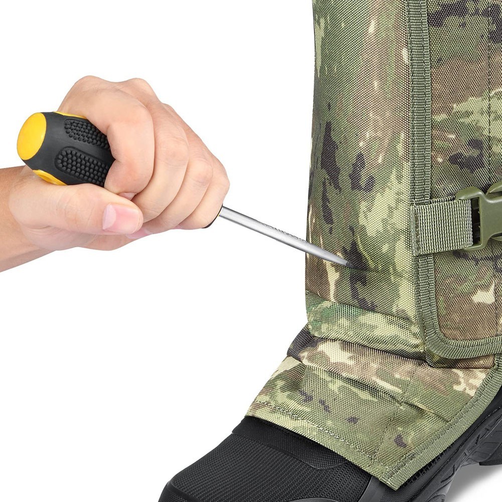 For Hiking Gaiters Guards with Adjustable Straps for Secure Fit Outdoors