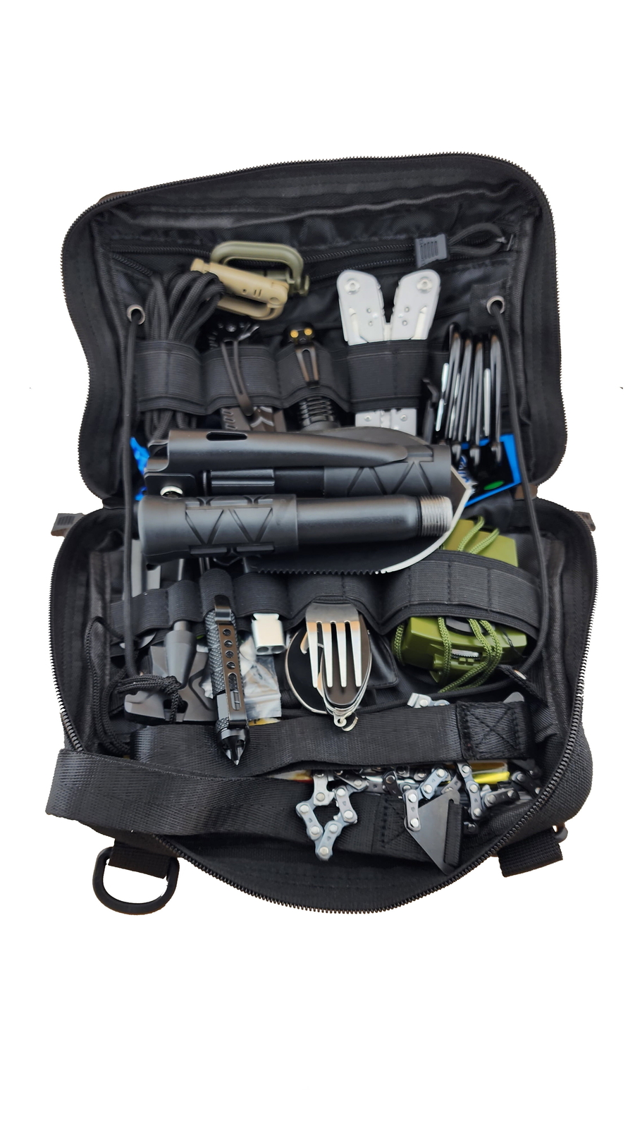 Ultimate Survival and Med Kit Complete 35L Bug Out Bag Backpack – Black