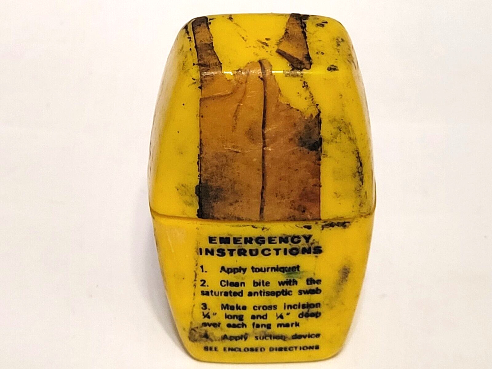 Vtg B-D SNAKE BITE KIT USA Survival FIRST AID Pocket Size Becton-Dickinson