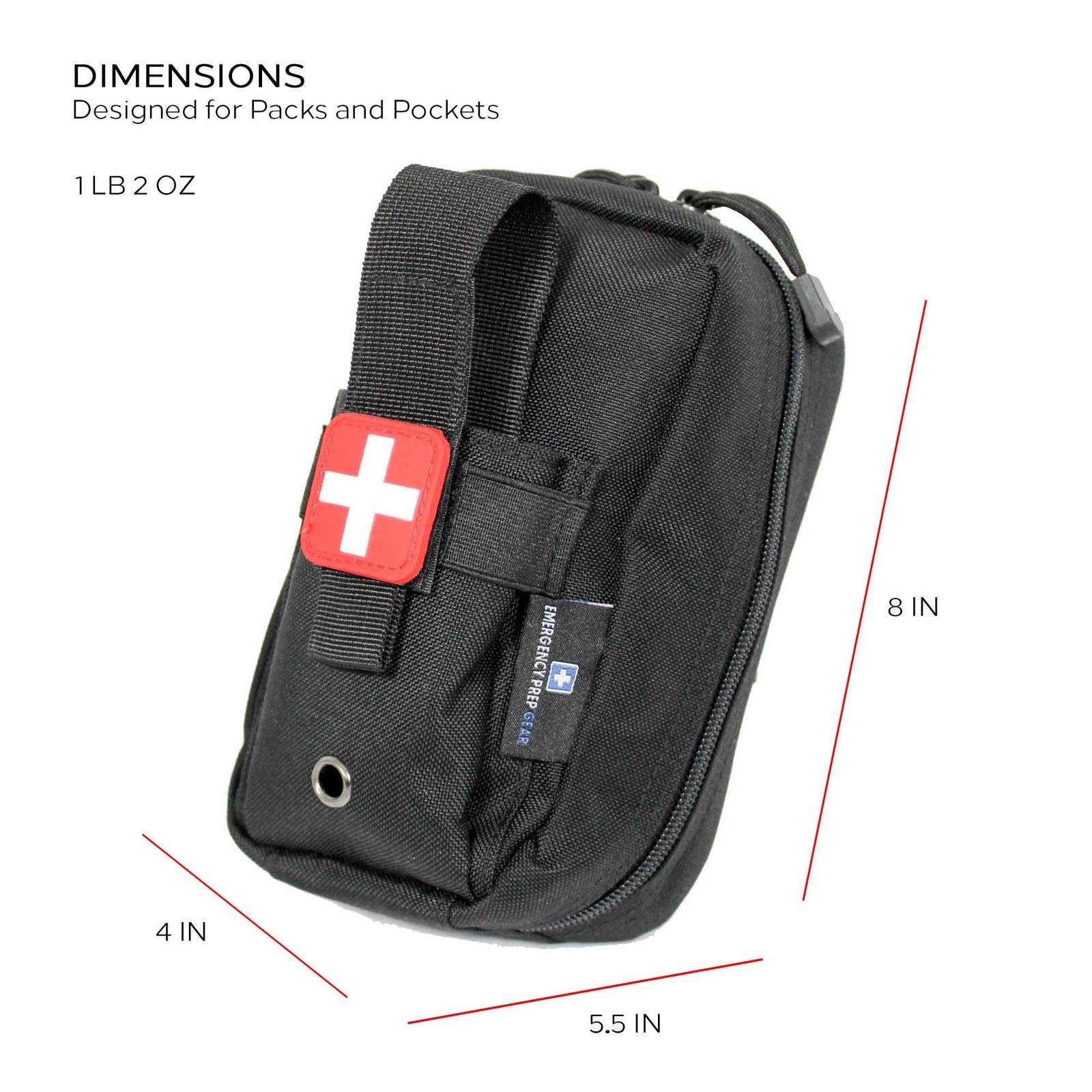 EPG Field First Aid Kit IFAK | 44 Piece | Compact Personal First Aid Kit | Ba…