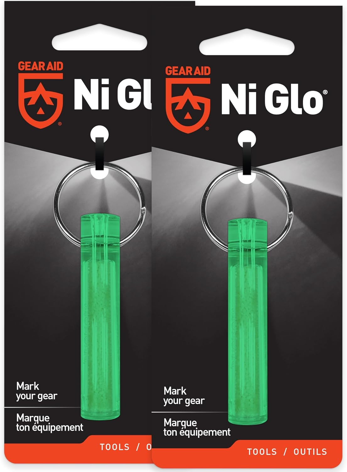 Ni Glo 2” UV Rechargeable Glowing Keychain – Multi-Purpose Glow-In-The-Dark Acce