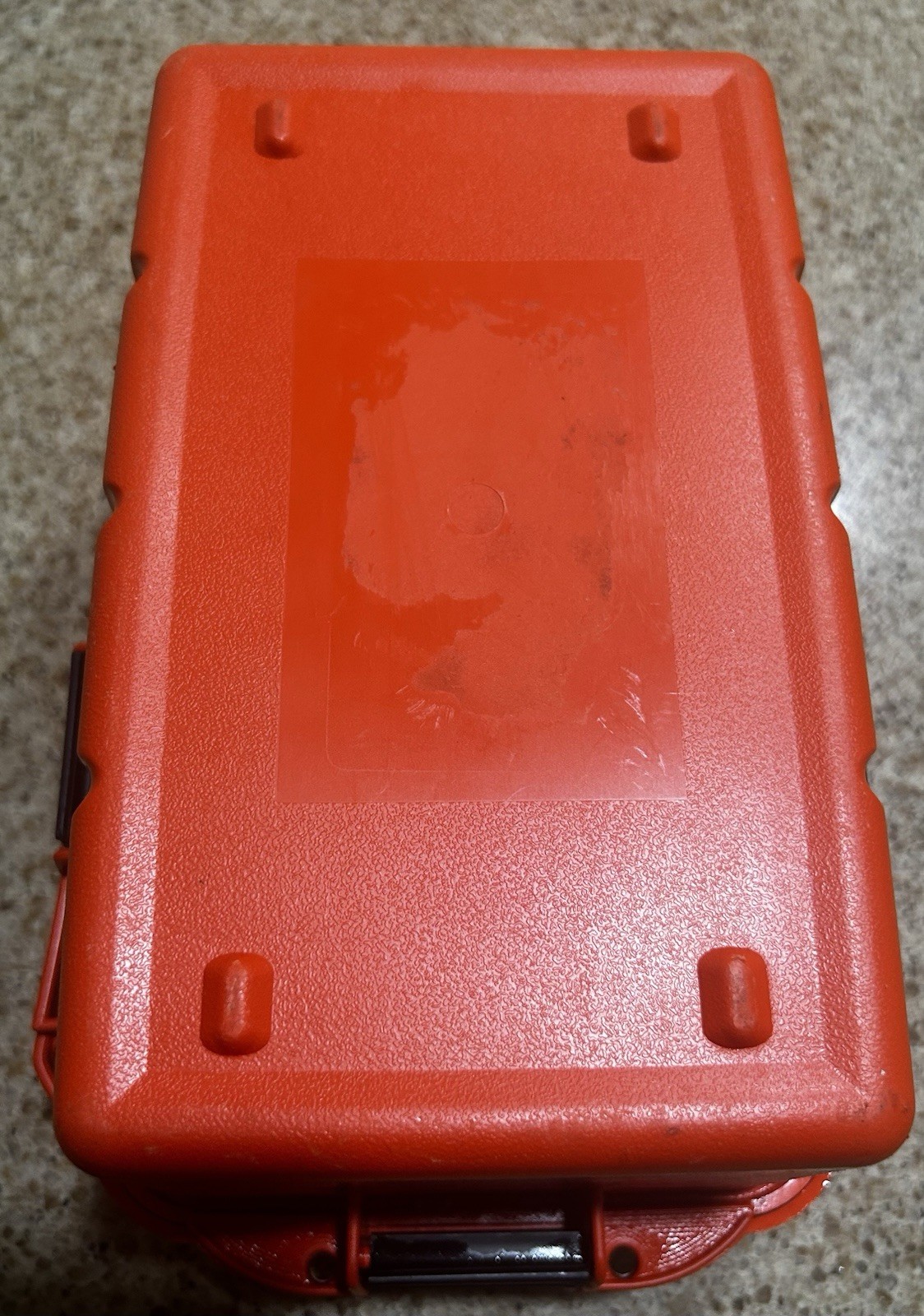 Survivor Dry Box Orange with O-Ring Seal Built in Compass Travel Camping Fishing
