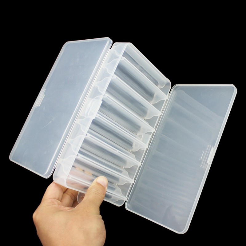 OriGlam Fishing Lure Box Tackle Storage Trays – Double Side 14 Clear