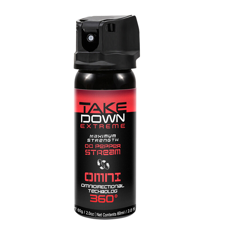 Mace Take Down Omni 360 Pepper Spray 60ml 2oz Self Defense Protection