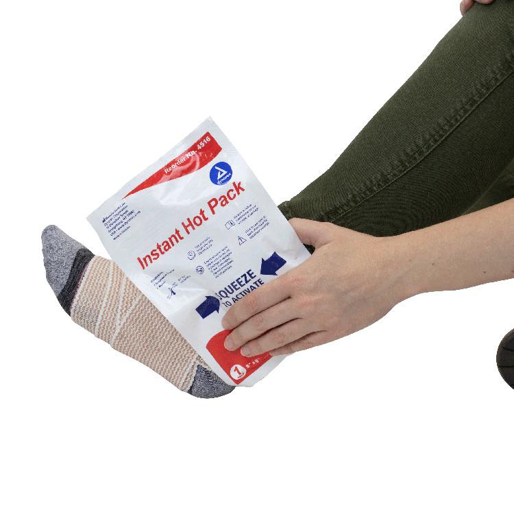 Dynarex Instant Hot Packs for Sports Emergency First Aid Kits Outdoor Adventures