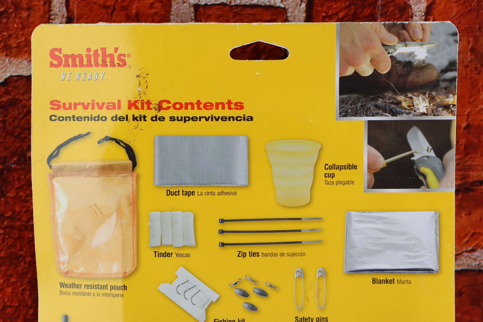 Smith’s 50540 Outdoor Survival Sharpener Fire Starter Knife Kit