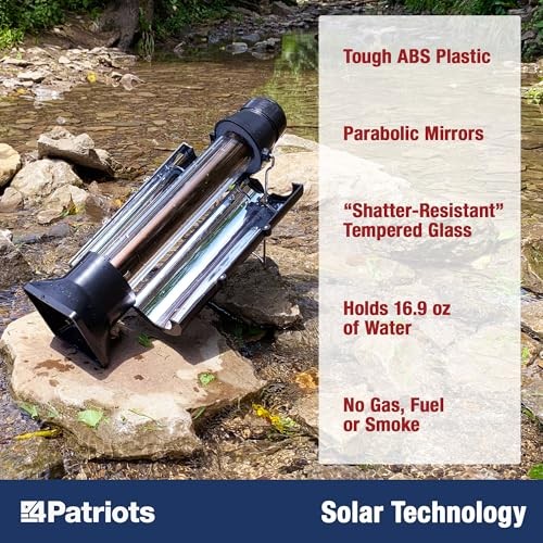 Sun Kettle: Portable Solar Water Heater For Hunting & L – 16.9 Fl Oz.