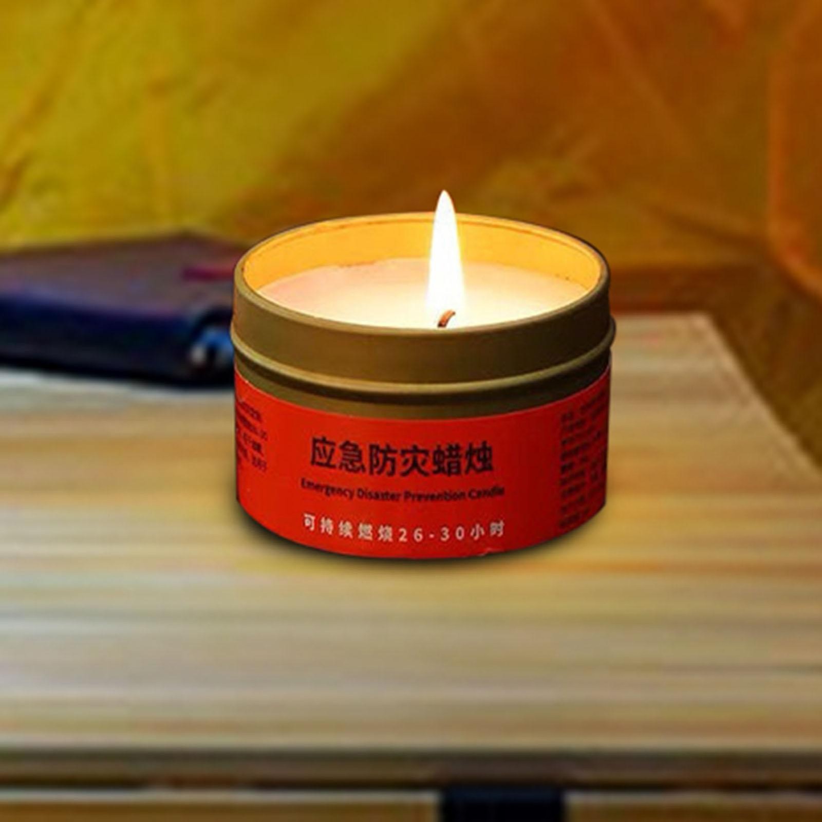 5PCS 20-30 Hour Emergency Candle Light Stove Emergency Disaster Survival Camping