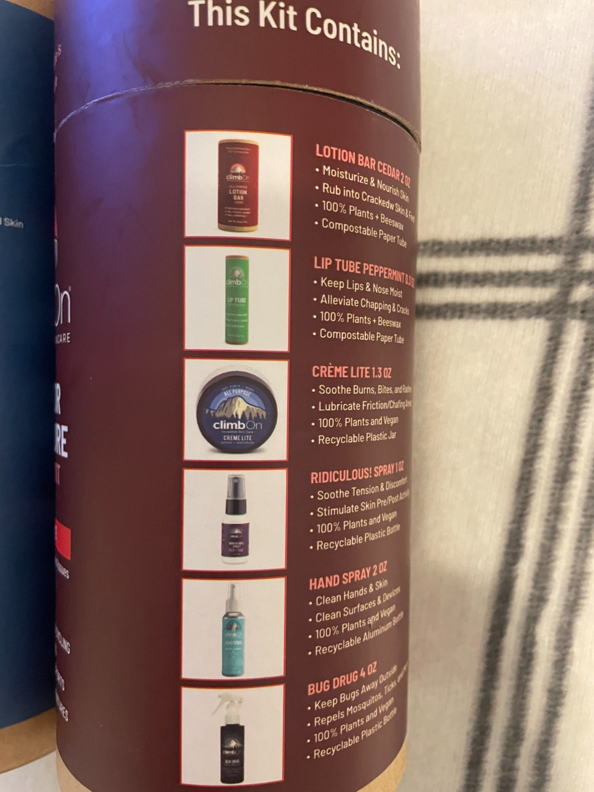 climbOn Outdoor Adventure Skincare Kit & climbOn Skincare Essentials Kit