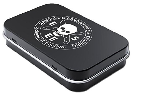 ESEE Pocket Survival Kit Tin Dimensions 3.75″ x 2.25″ x .75″ Empty Tin Can 2284