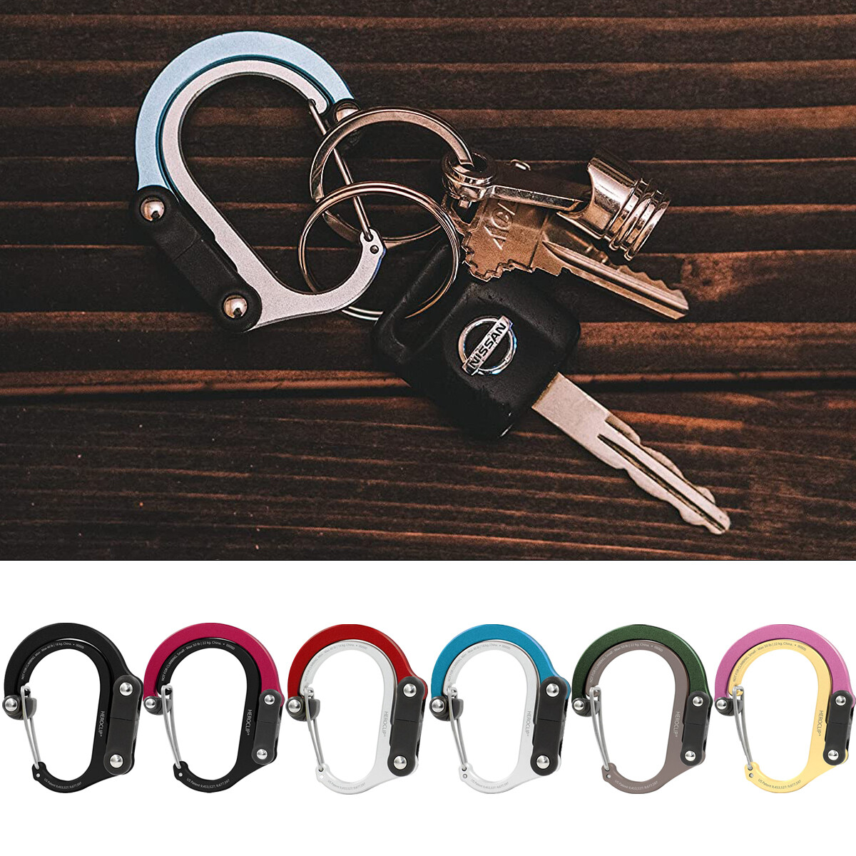 Gear Aid Heroclip Small Hybrid Camping Gear Clip