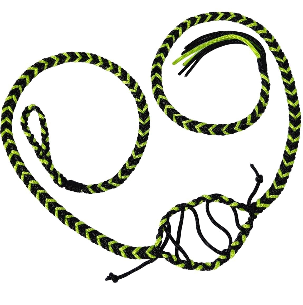 Balearic Shepherd Sling,Handcrafted Braided Old-Fashioned Black,green
