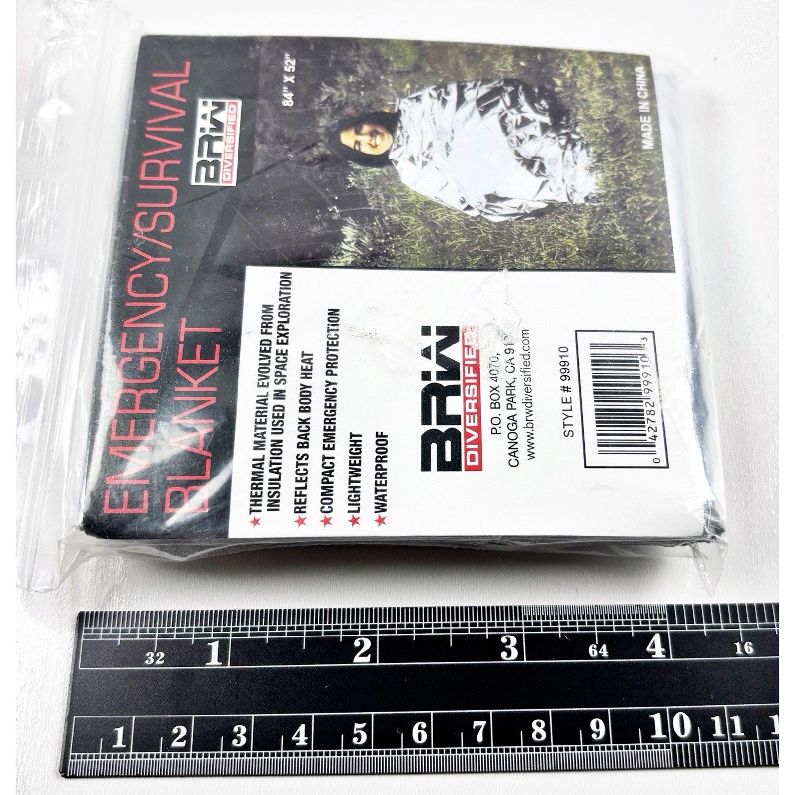 Emergency Thermal Blanket Survival Safety Insulating Mylar Heat 84″ X 52” New